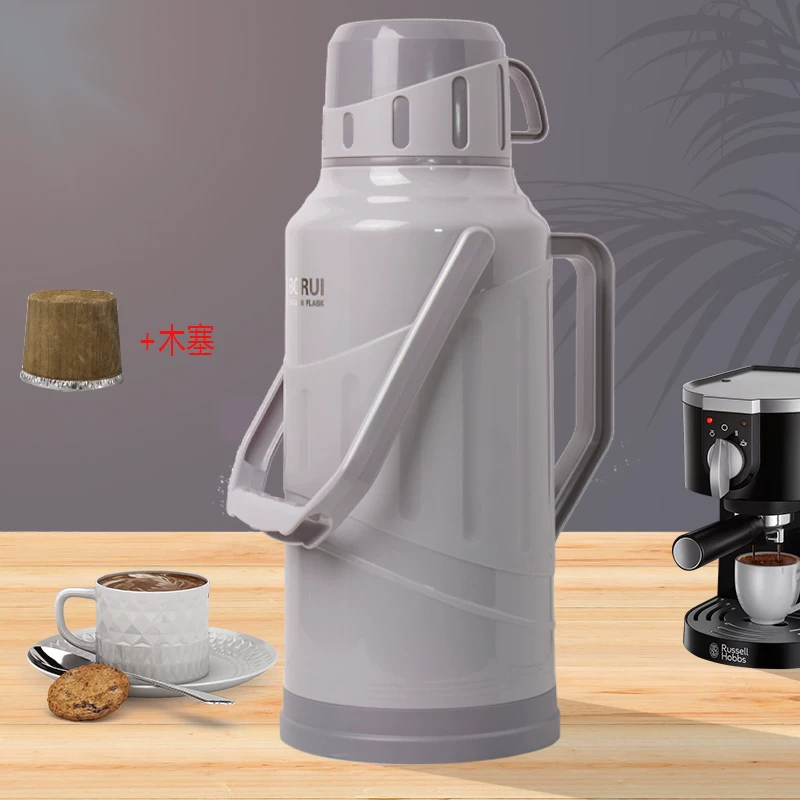 Hot water bottle for student dormitories, thermos for home use, thermos for opening water, tea bottle, inner container, 3.2-liter, 8-pound hot water kettle
