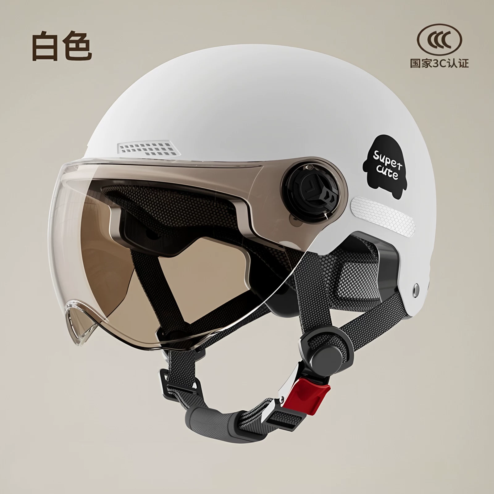 New national standard 3C certification for electric vehicle helmets, suitable for all seasons, men's and women's summer safety, motorcycle riding hats, sun protection