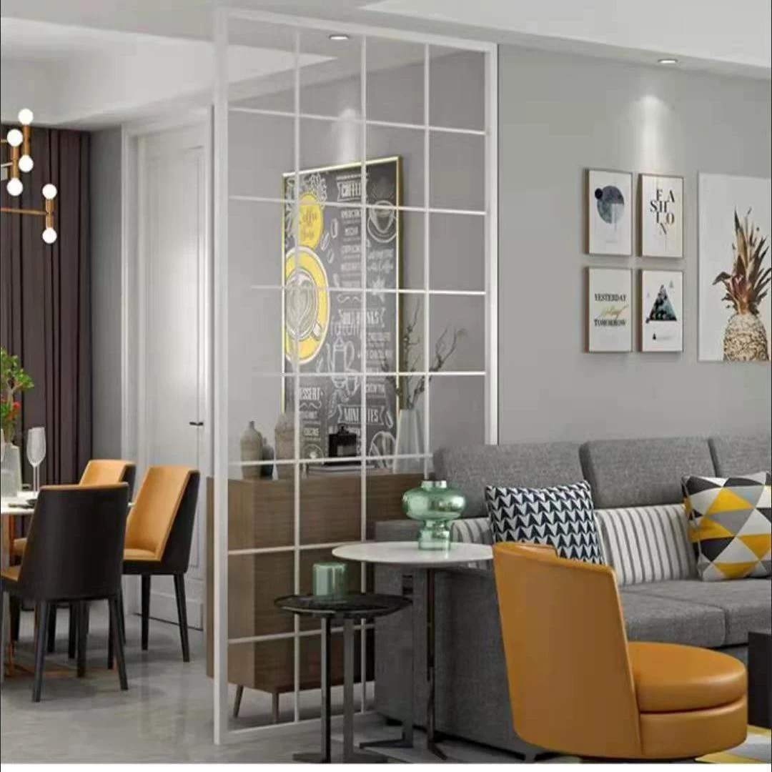 Screen partition, living room cover, home use, non perforated bedroom, curtain partition wall, office hollow entrance partition wall