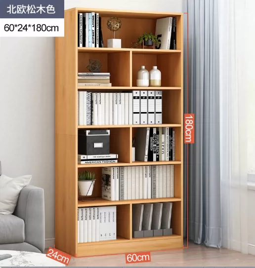 Bookcases, floor to ceiling shelves, multi-layer student home bookshelves, living room integrated wall to wall bookshelves, study floor to ceiling cabinets