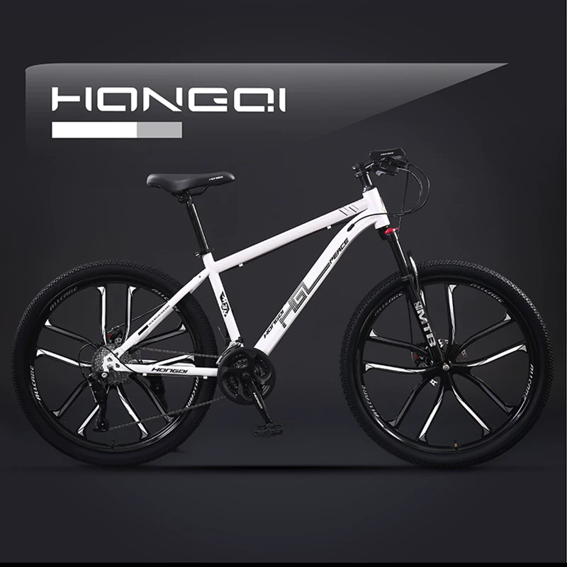 Red Flag Official Flagship Store Aluminum Alloy Mountaineering Bike Male Adult Off road Variable Speed Road Bike Youth Bike