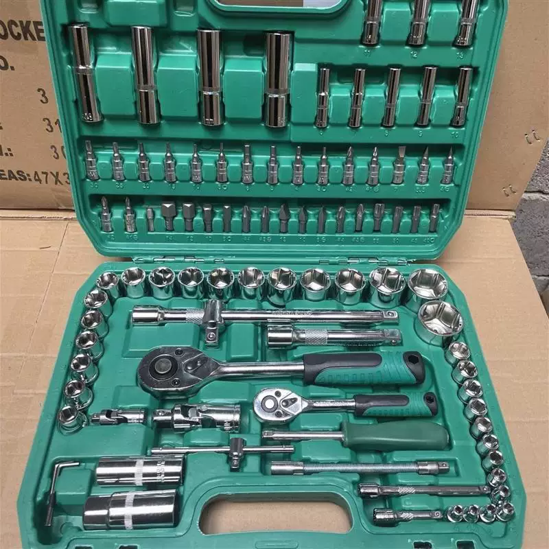 German quality auto repair tool set of 216 pieces, 72 teeth professional socket wrench set