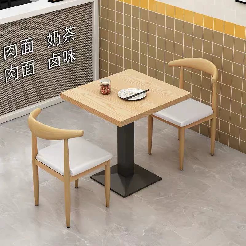 Dining chairs, fast food restaurants, dining table and chair combinations, small household rectangular dining tables, modern simple and luxurious dining tables