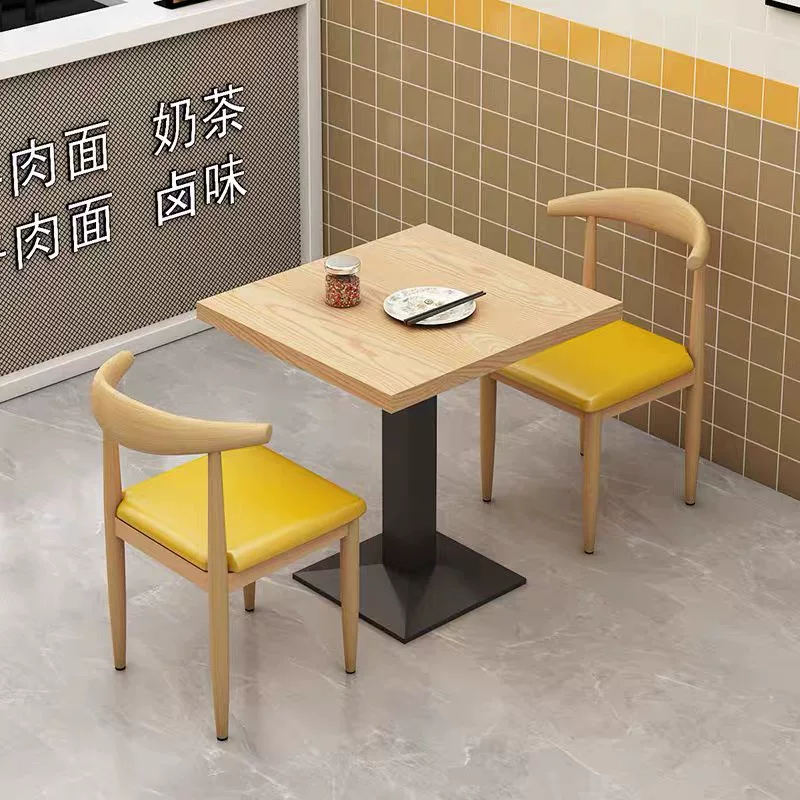 Dining chairs, fast food restaurants, dining table and chair combinations, small household rectangular dining tables, modern simple and luxurious dining tables