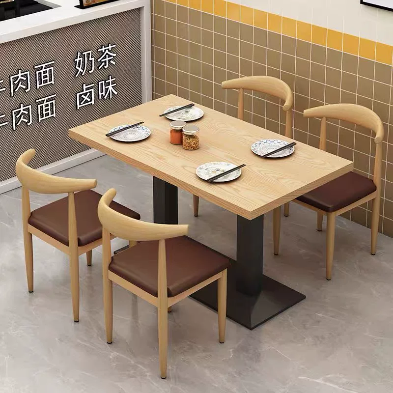 Dining chairs, fast food restaurants, dining table and chair combinations, small household rectangular dining tables, modern simple and luxurious dining tables