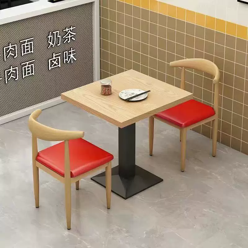 Dining chairs, fast food restaurants, dining table and chair combinations, small household rectangular dining tables, modern simple and luxurious dining tables