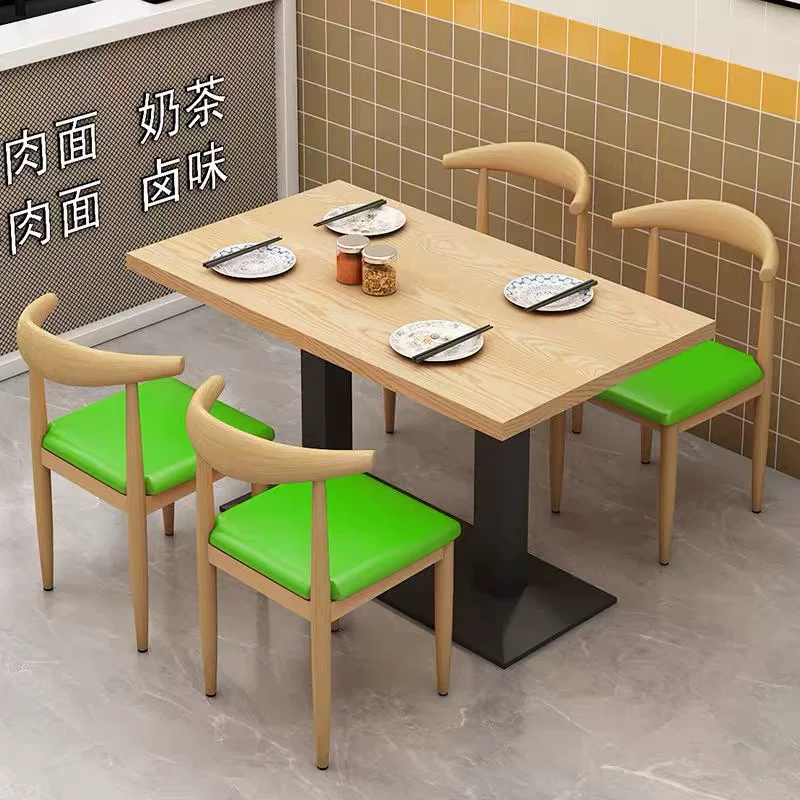 Dining chairs, fast food restaurants, dining table and chair combinations, small household rectangular dining tables, modern simple and luxurious dining tables