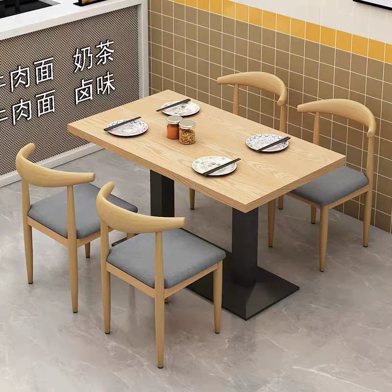 Dining chairs, fast food restaurants, dining table and chair combinations, small household rectangular dining tables, modern simple and luxurious dining tables