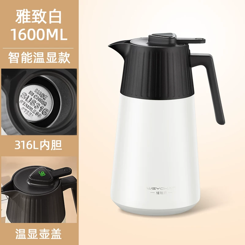 Household 316 stainless steel large capacity warm water kettle, dormitory hot water kettle, student hot water bottle, warm water bottle