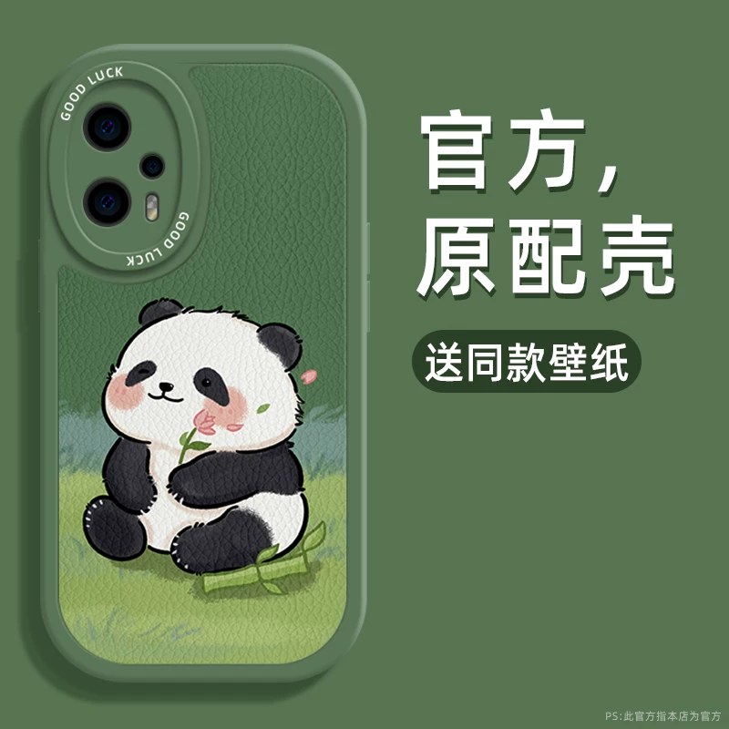 Подходит для чехла для мобильного телефона Redmi note11tpro, нового чехла для мобильного телефона Xiaomi note11pro, универсального чехла note10 note12turbo для женщин pro из овчины Love Panda и Huahua note9.
