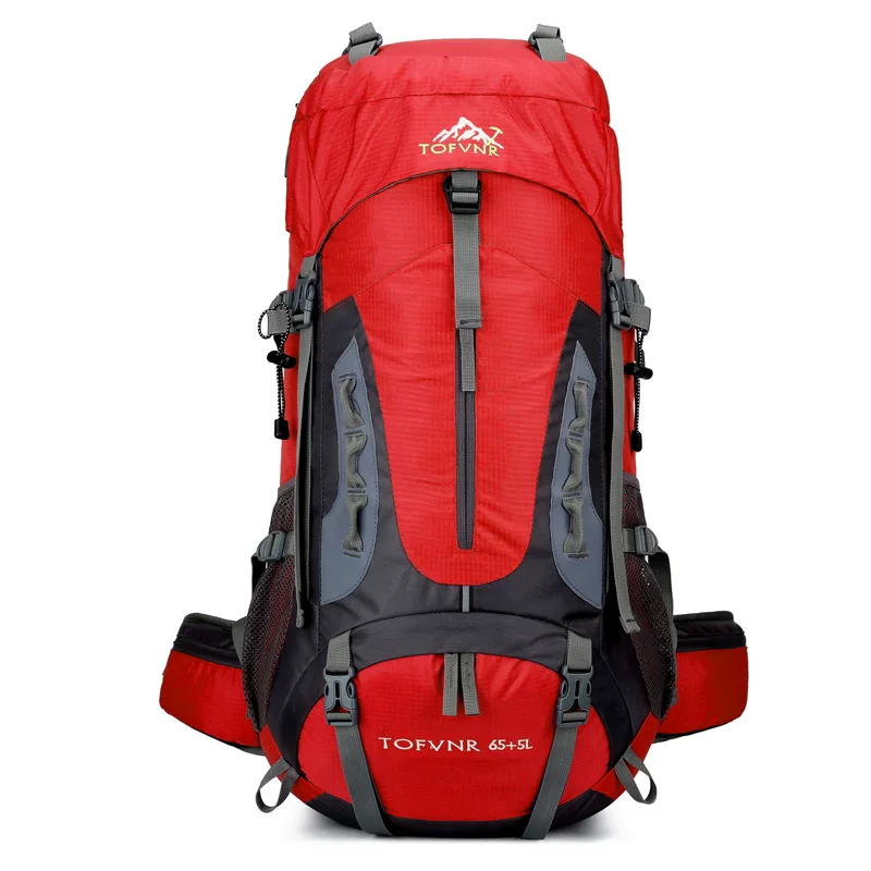 Men's 75L professional outdoor hiking backpack 65 70 liter backpack for women's large capacity camping backpack