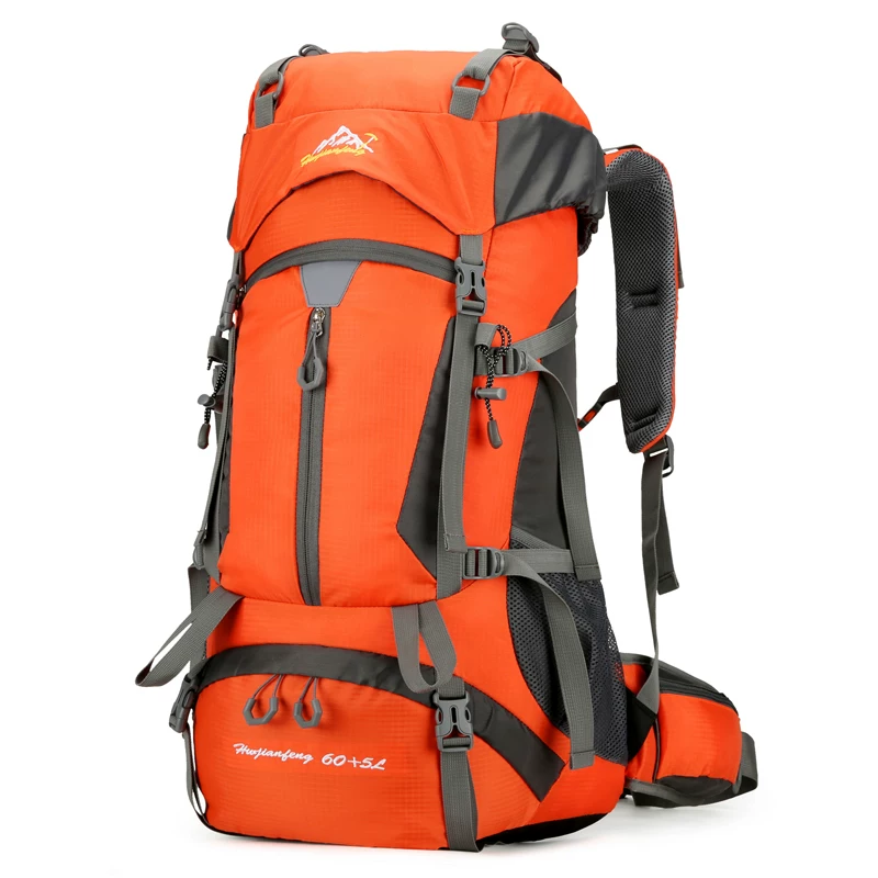 Men's 75L professional outdoor hiking backpack 65 70 liter backpack for women's large capacity camping backpack