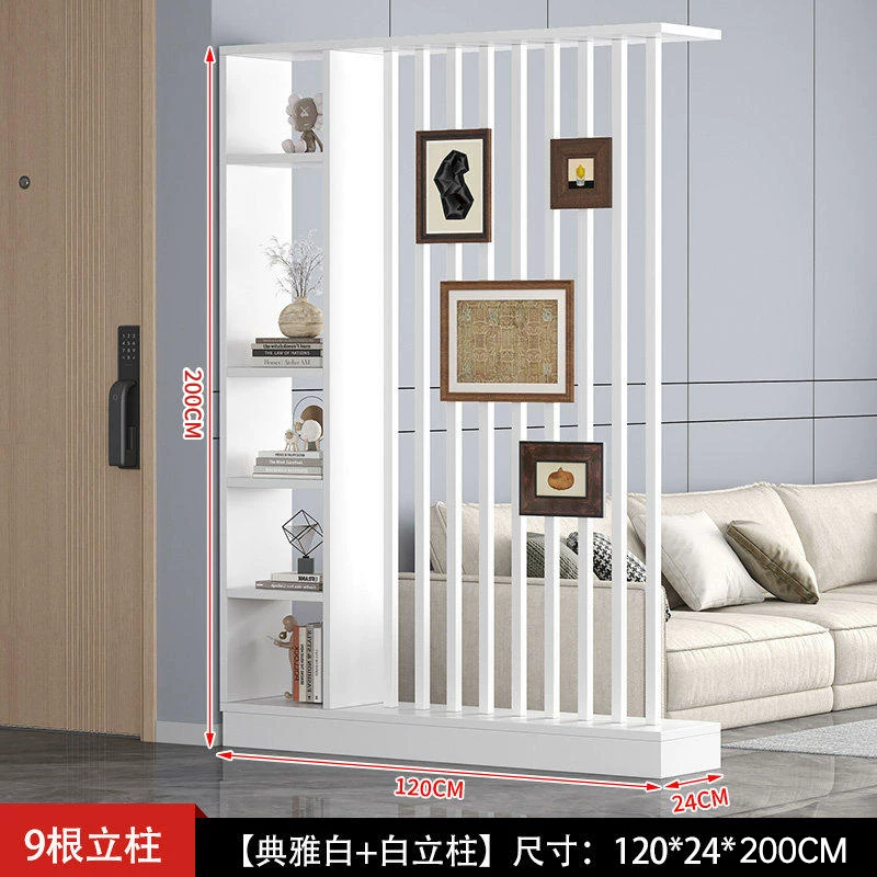 Floor to ceiling screen partition, foyer cabinet, living room, new home style, creative Chinese style, front door decoration, screen cabinet