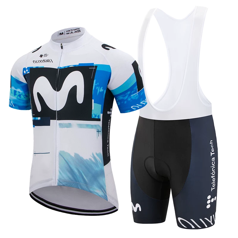 Sky cycling suit short sleeved set men's summer road cycling suit quick drying breathable mountain baby bag cycling pants top
