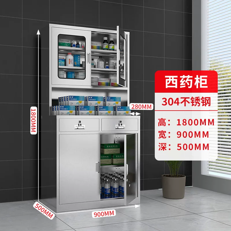 Шкаф для медикаментов из нержавеющей стали 304 Ju Sheng JS-02
