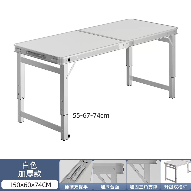 Folding tables, night market stalls, starting work, folding tables and chairs, setting up stalls, folding tables and chairs, outdoor portable push tables