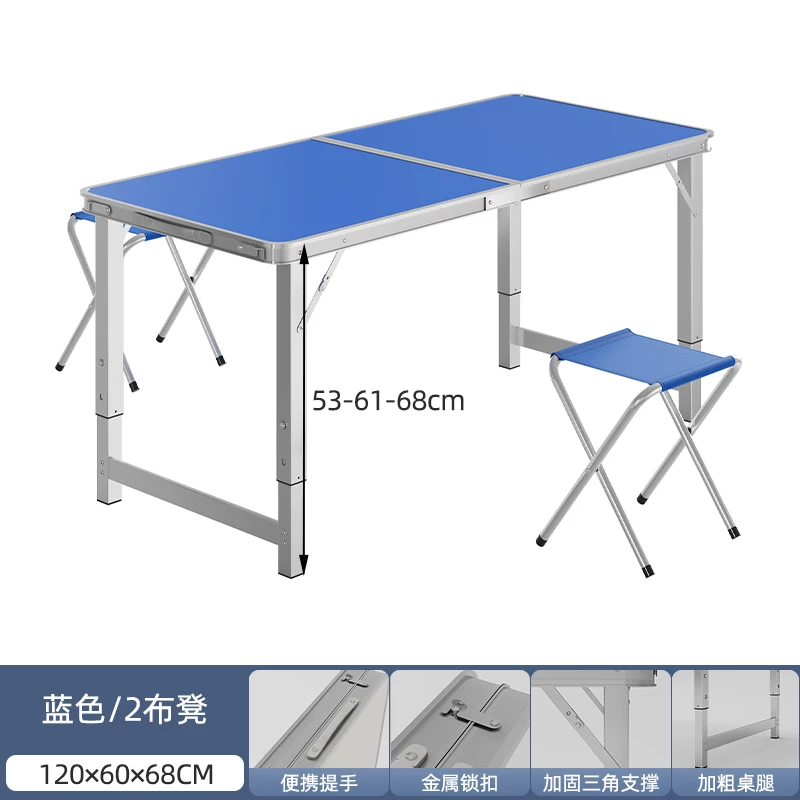 Folding tables, night market stalls, starting work, folding tables and chairs, setting up stalls, folding tables and chairs, outdoor portable push tables