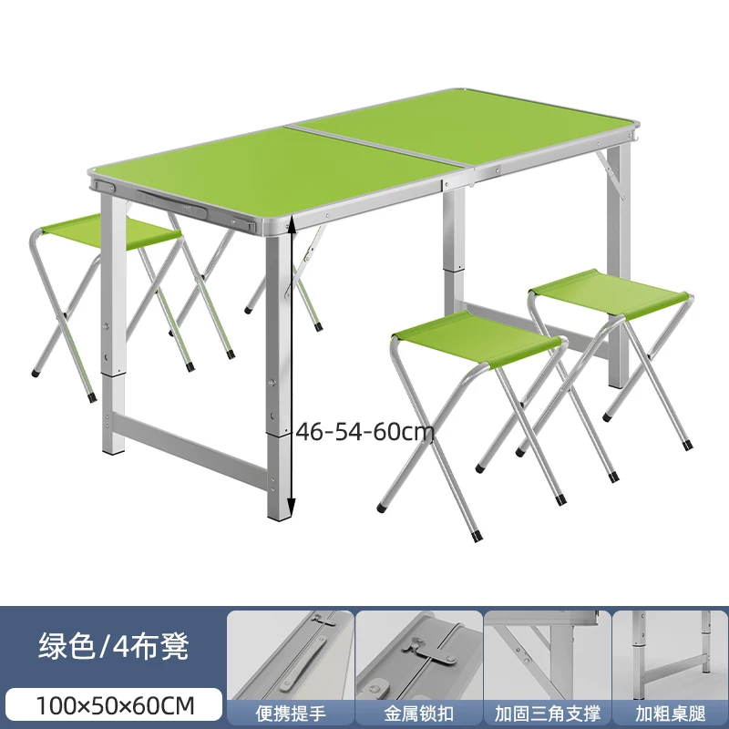 Folding tables, night market stalls, starting work, folding tables and chairs, setting up stalls, folding tables and chairs, outdoor portable push tables