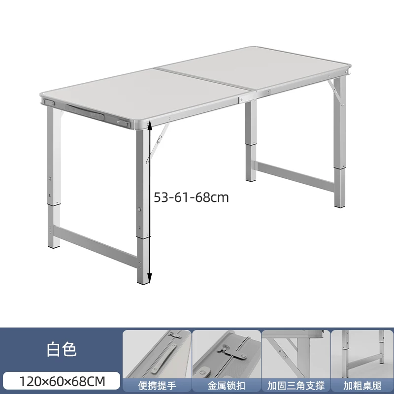 Folding tables, night market stalls, starting work, folding tables and chairs, setting up stalls, folding tables and chairs, outdoor portable push tables