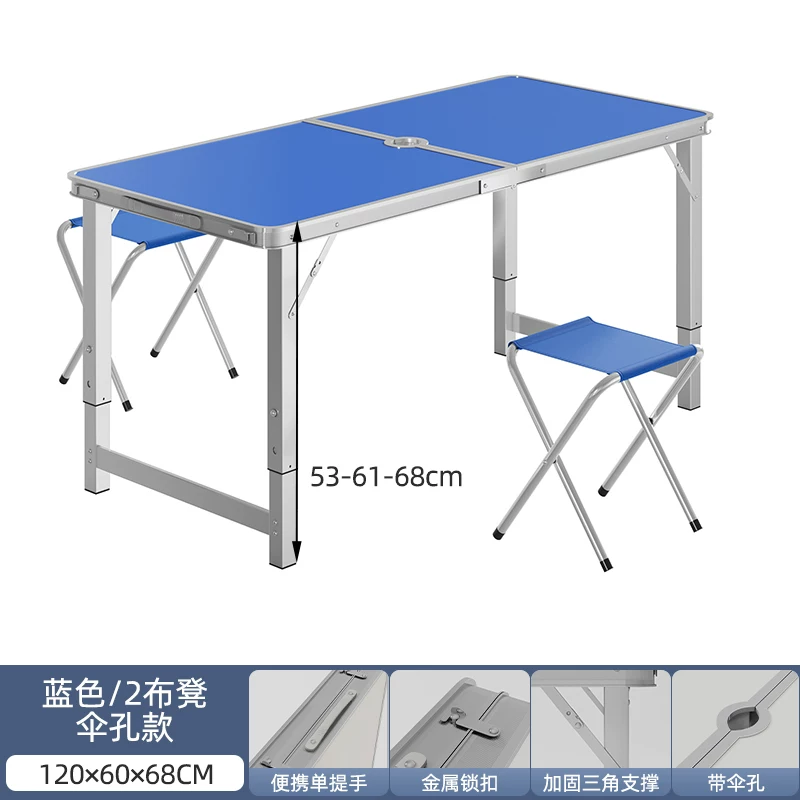 Folding tables, night market stalls, starting work, folding tables and chairs, setting up stalls, folding tables and chairs, outdoor portable push tables