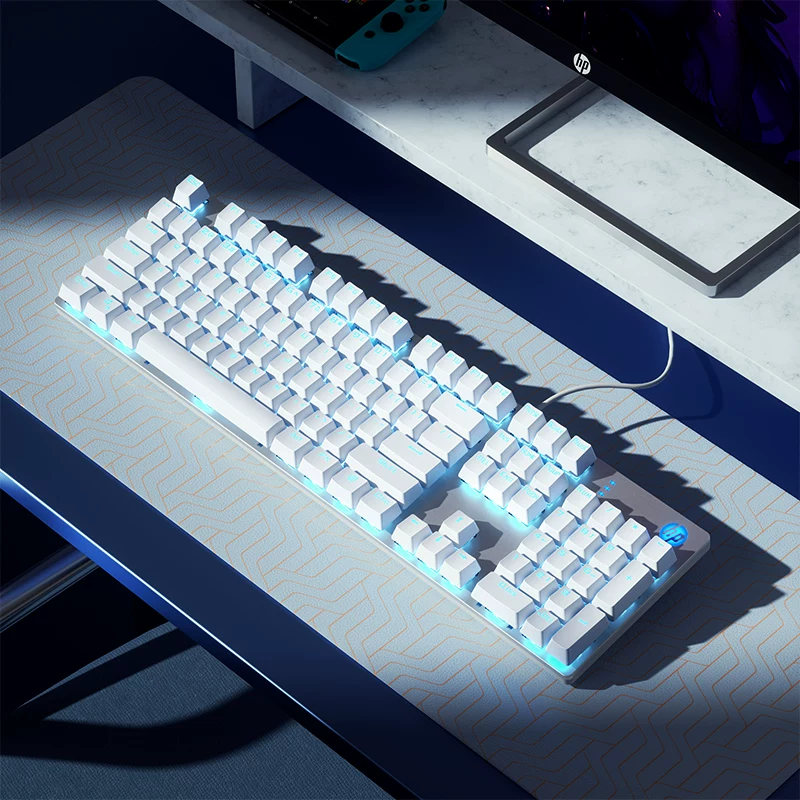 HP Mechanical Keyboard, Keyboard, Mouse Set, Mouse, Gaming, Laptop, Keyboard, Desktop, Male and Female Office