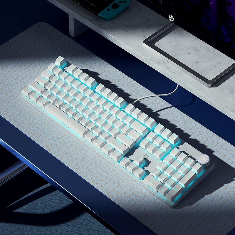 HP Mechanical Keyboard, Keyboard, Mouse Set, Mouse, Gaming, Laptop, Keyboard, Desktop, Male and Female Office