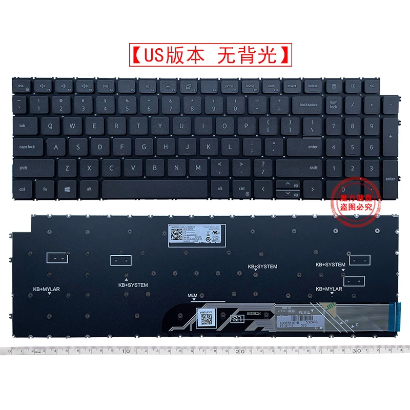 Подходит для клавиатуры Dell 3525, 3511, 3515, Inspiron 15, 5515, 7510, 16 Plus, 7610.