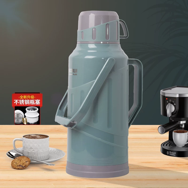 Hot water bottle for student dormitories, thermos for home use, thermos for opening water, tea bottle, inner container, 3.2-liter, 8-pound hot water kettle