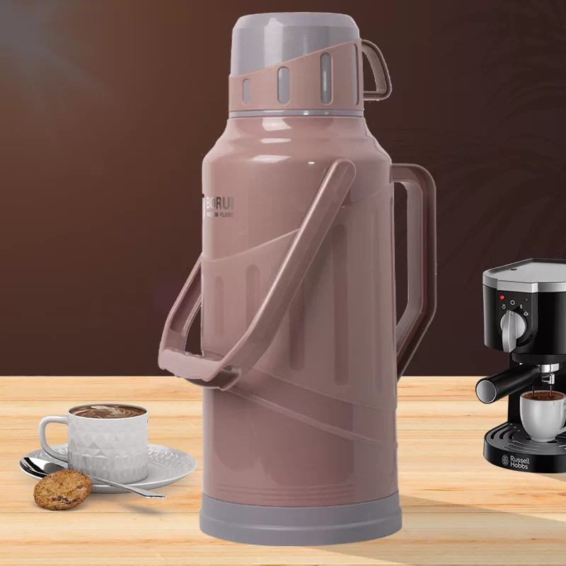 Hot water bottle for student dormitories, thermos for home use, thermos for opening water, tea bottle, inner container, 3.2-liter, 8-pound hot water kettle