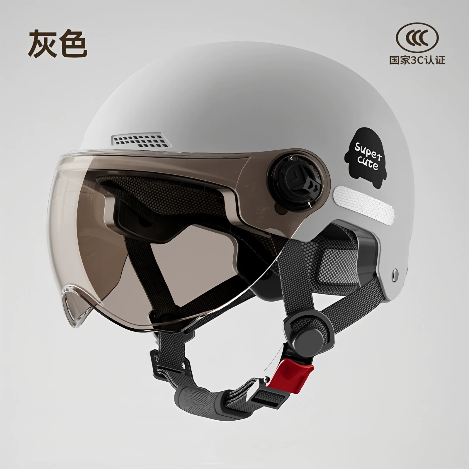 New national standard 3C certification for electric vehicle helmets, suitable for all seasons, men's and women's summer safety, motorcycle riding hats, sun protection