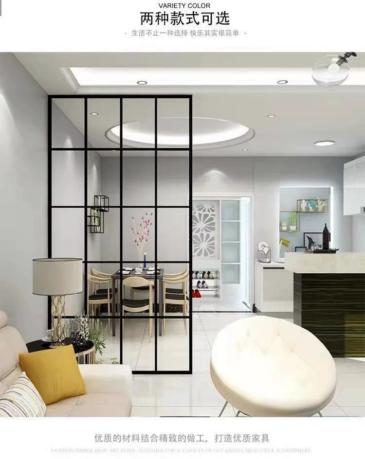 Screen partition, living room cover, home use, non perforated bedroom, curtain partition wall, office hollow entrance partition wall
