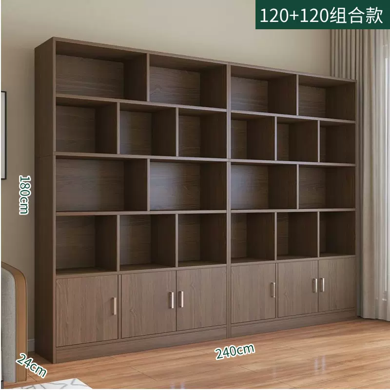 Bookcases, floor to ceiling shelves, multi-layer student home bookshelves, living room integrated wall to wall bookshelves, study floor to ceiling cabinets