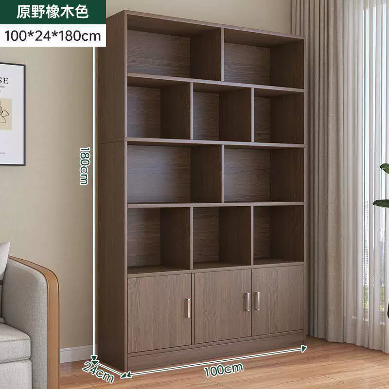 Bookcases, floor to ceiling shelves, multi-layer student home bookshelves, living room integrated wall to wall bookshelves, study floor to ceiling cabinets