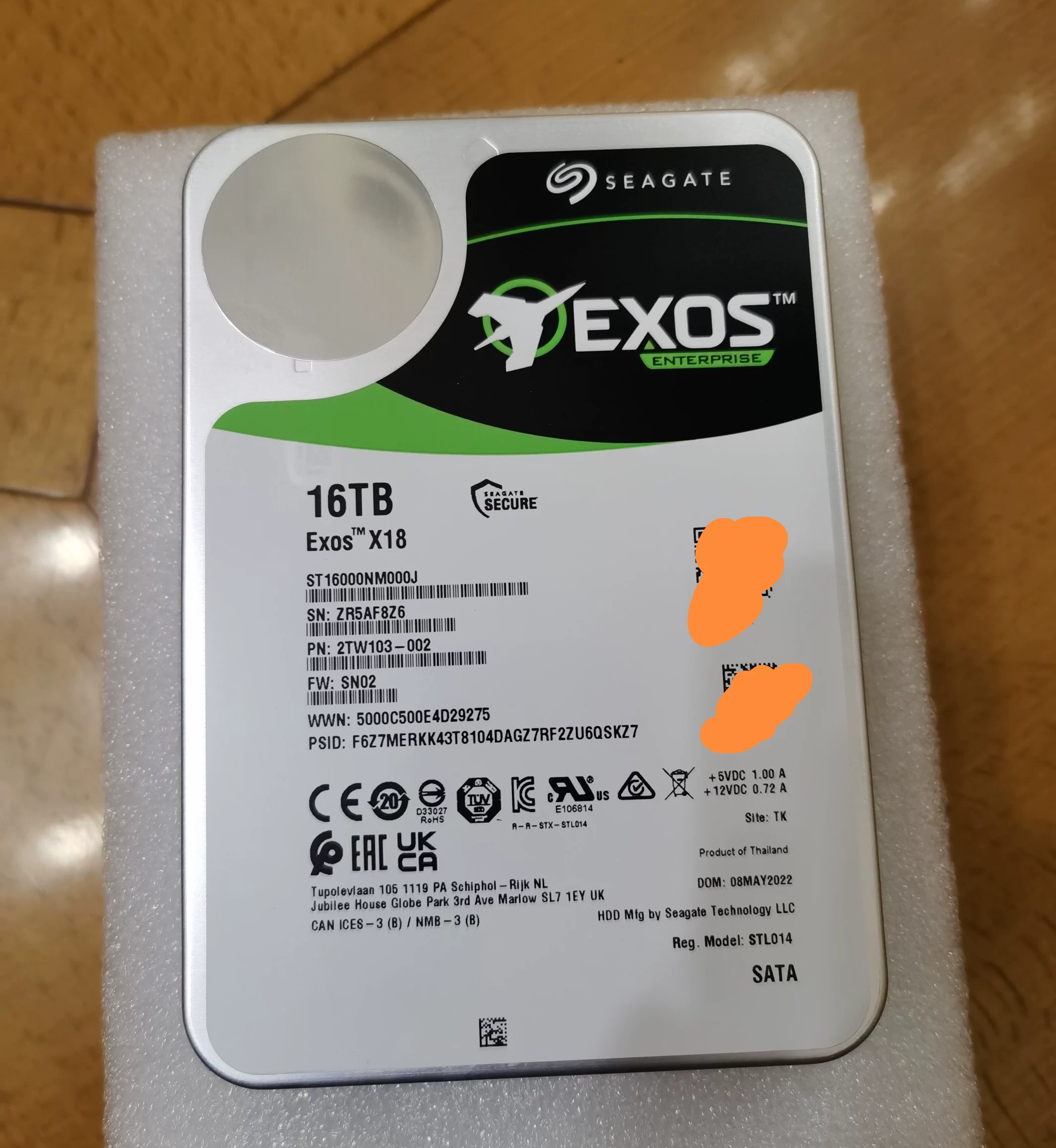 3.5-inch/ST8TB Cool Eagle, 2TB to 16TB, monitoring and security, universal hard drive for major brand video recorders