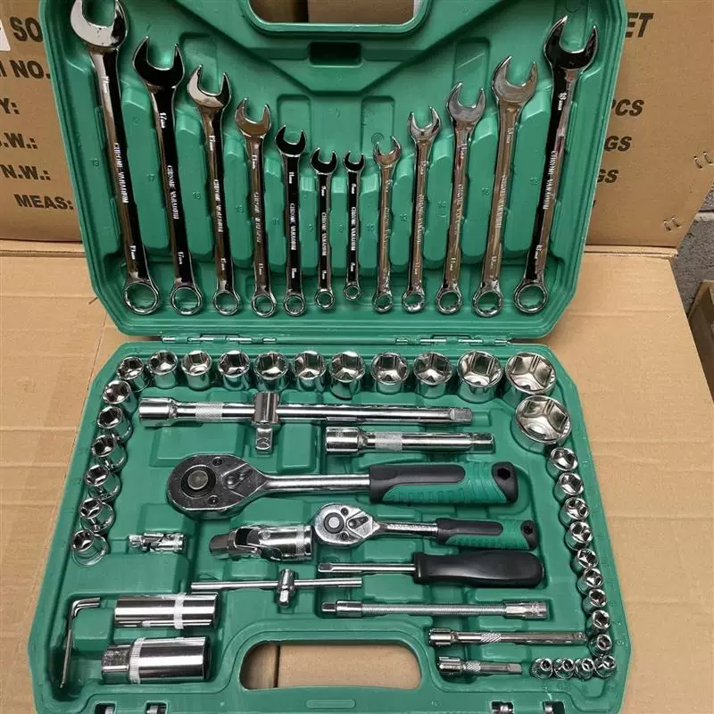 German quality auto repair tool set of 216 pieces, 72 teeth professional socket wrench set