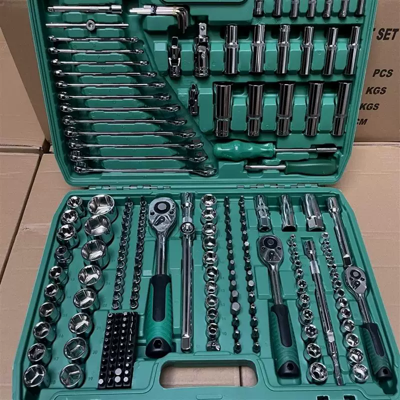 German quality auto repair tool set of 216 pieces, 72 teeth professional socket wrench set