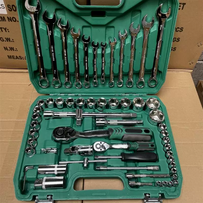 German quality auto repair tool set of 216 pieces, 72 teeth professional socket wrench set