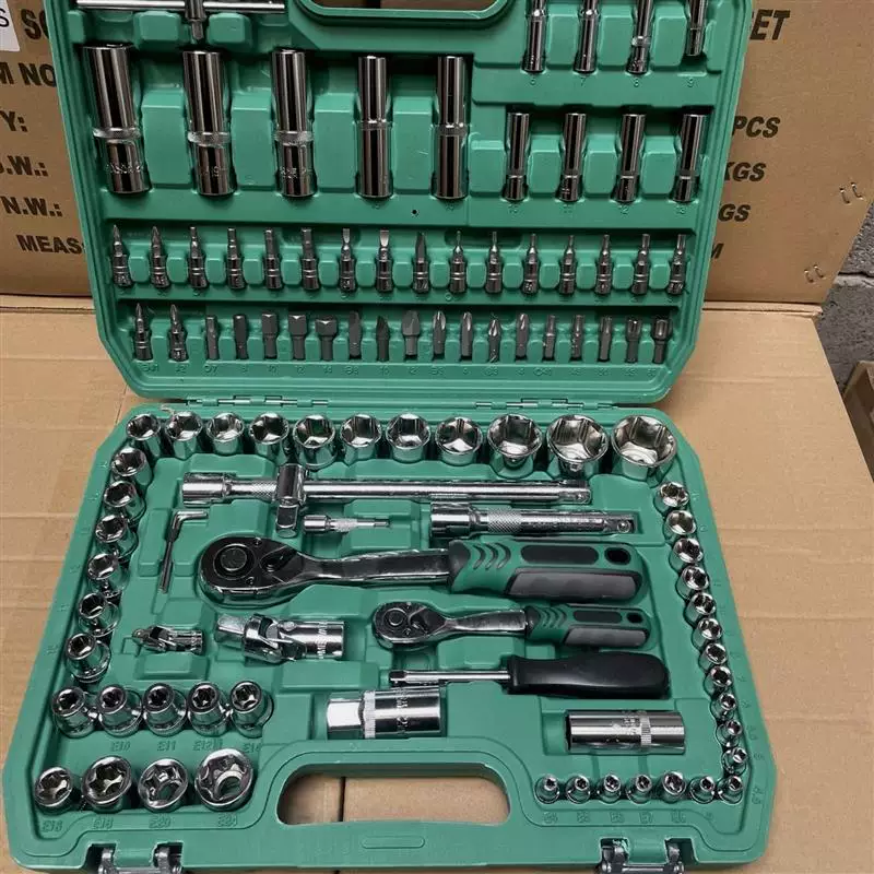 German quality auto repair tool set of 216 pieces, 72 teeth professional socket wrench set