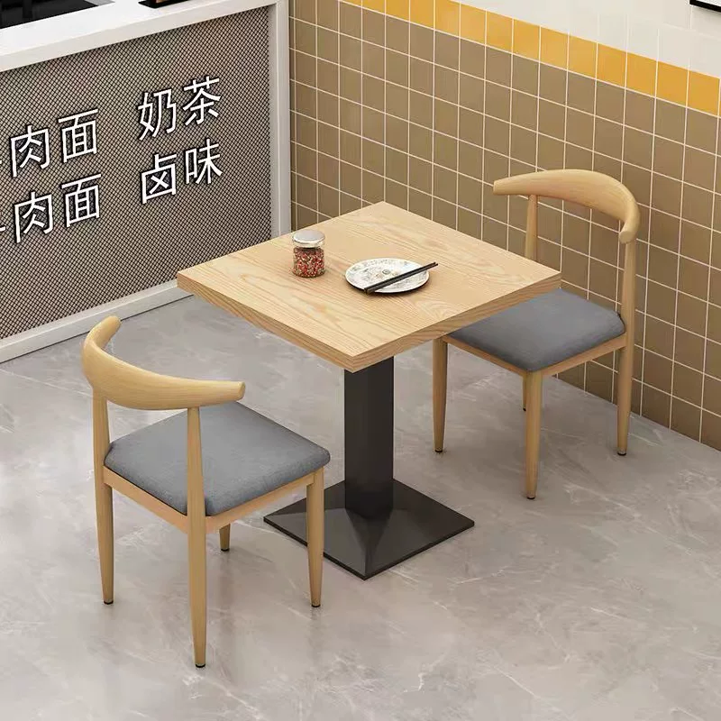 Dining chairs, fast food restaurants, dining table and chair combinations, small household rectangular dining tables, modern simple and luxurious dining tables