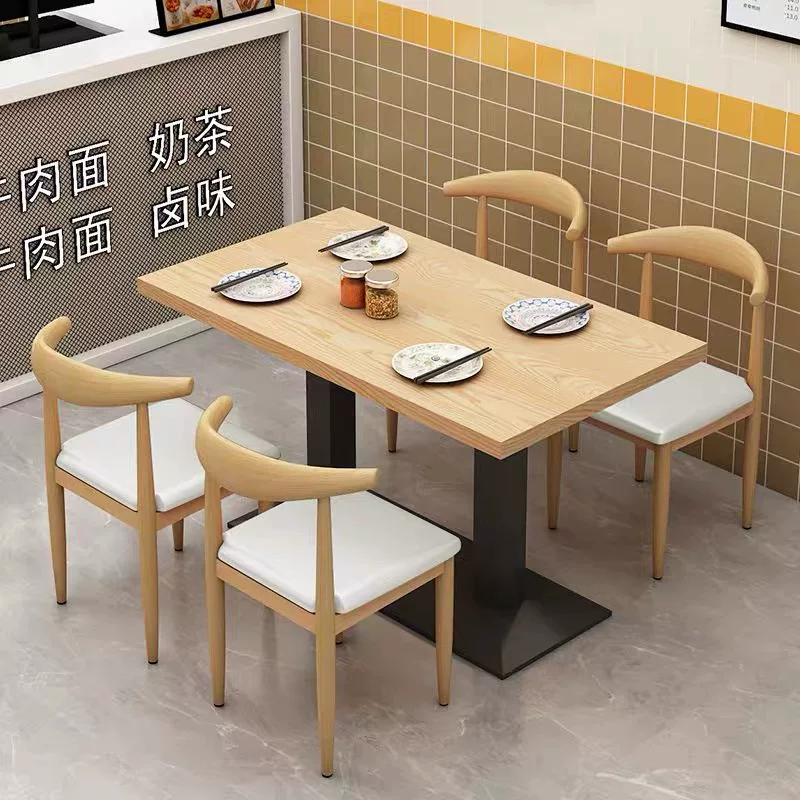 Dining chairs, fast food restaurants, dining table and chair combinations, small household rectangular dining tables, modern simple and luxurious dining tables