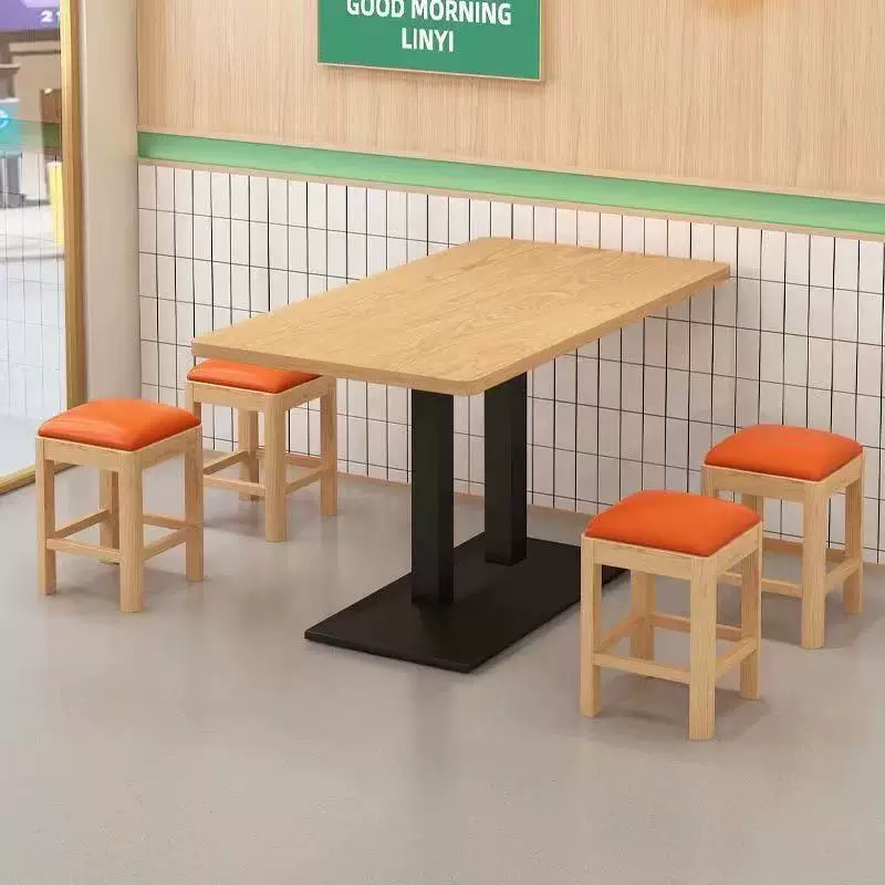 Dining chairs, fast food restaurants, dining table and chair combinations, small household rectangular dining tables, modern simple and luxurious dining tables
