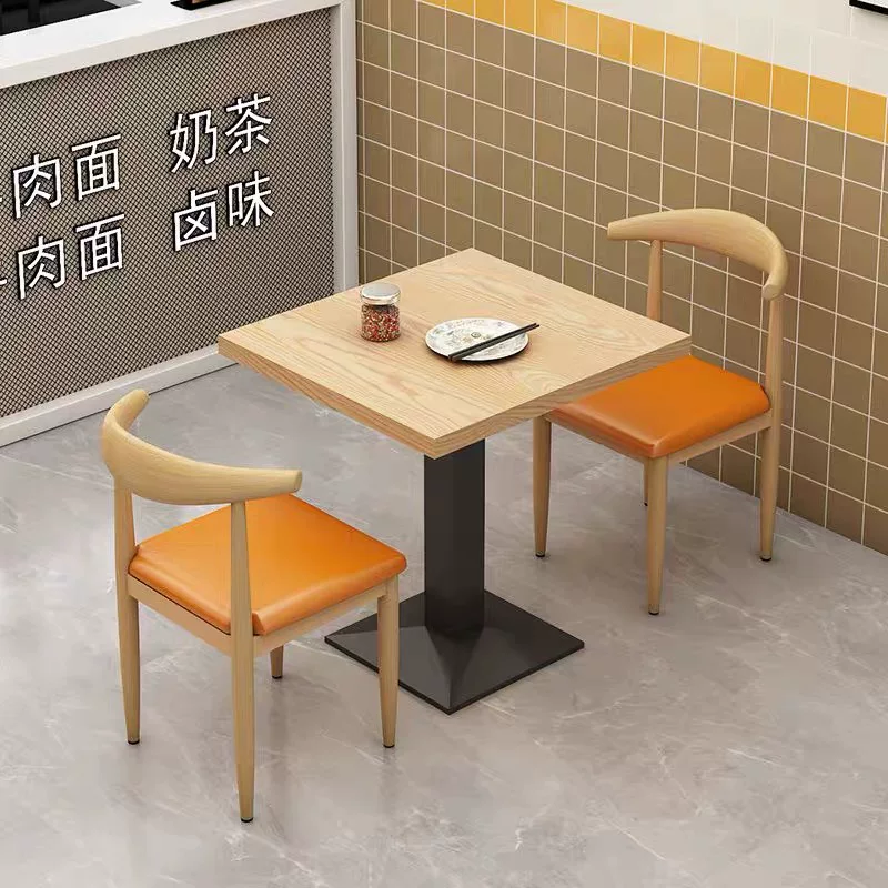 Dining chairs, fast food restaurants, dining table and chair combinations, small household rectangular dining tables, modern simple and luxurious dining tables