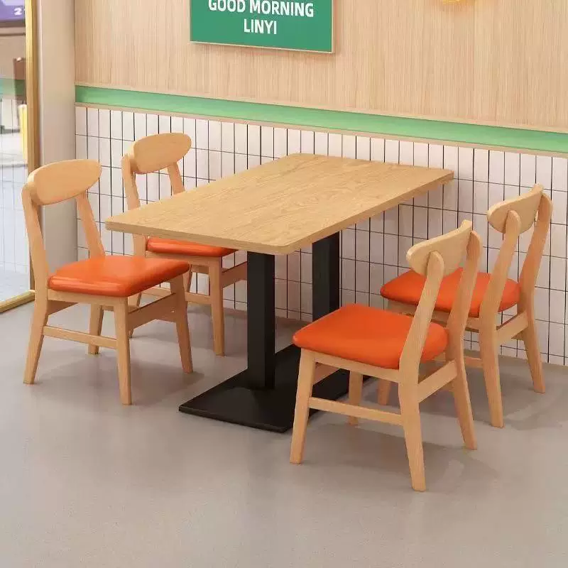 Dining chairs, fast food restaurants, dining table and chair combinations, small household rectangular dining tables, modern simple and luxurious dining tables