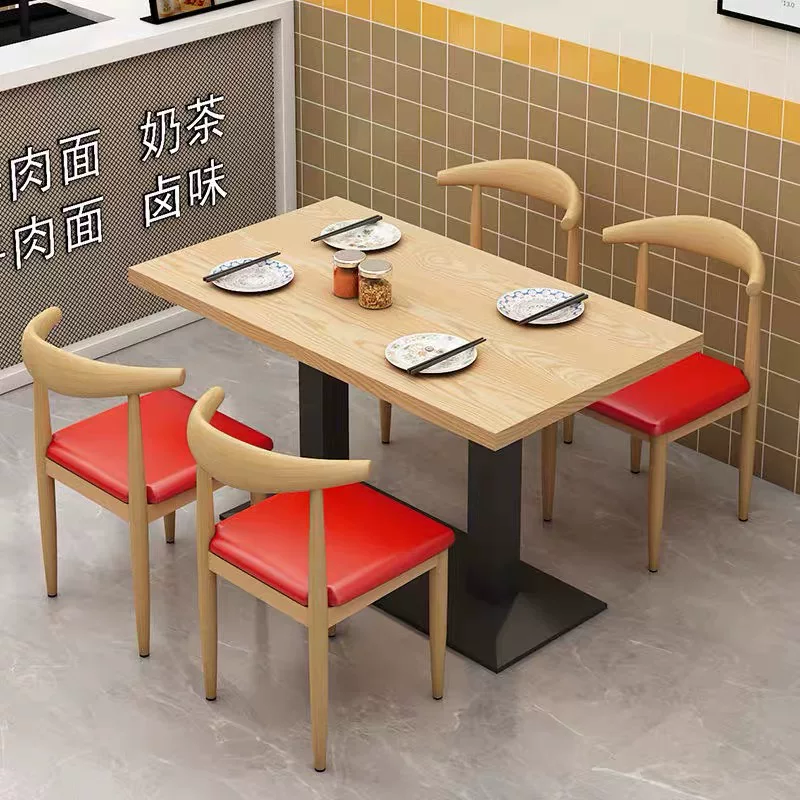 Dining chairs, fast food restaurants, dining table and chair combinations, small household rectangular dining tables, modern simple and luxurious dining tables