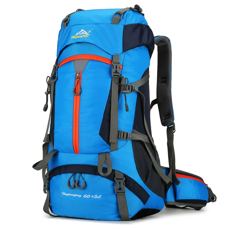 Men's 75L professional outdoor hiking backpack 65 70 liter backpack for women's large capacity camping backpack
