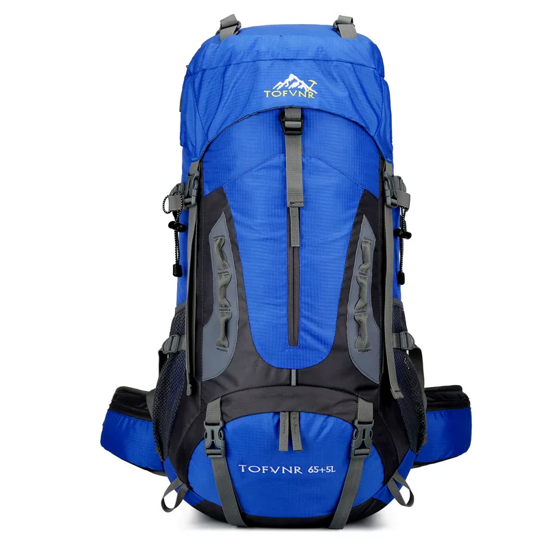 Men's 75L professional outdoor hiking backpack 65 70 liter backpack for women's large capacity camping backpack