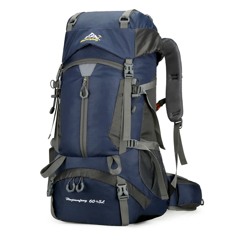 Men's 75L professional outdoor hiking backpack 65 70 liter backpack for women's large capacity camping backpack