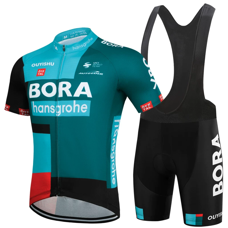 Sky cycling suit short sleeved set men's summer road cycling suit quick drying breathable mountain baby bag cycling pants top