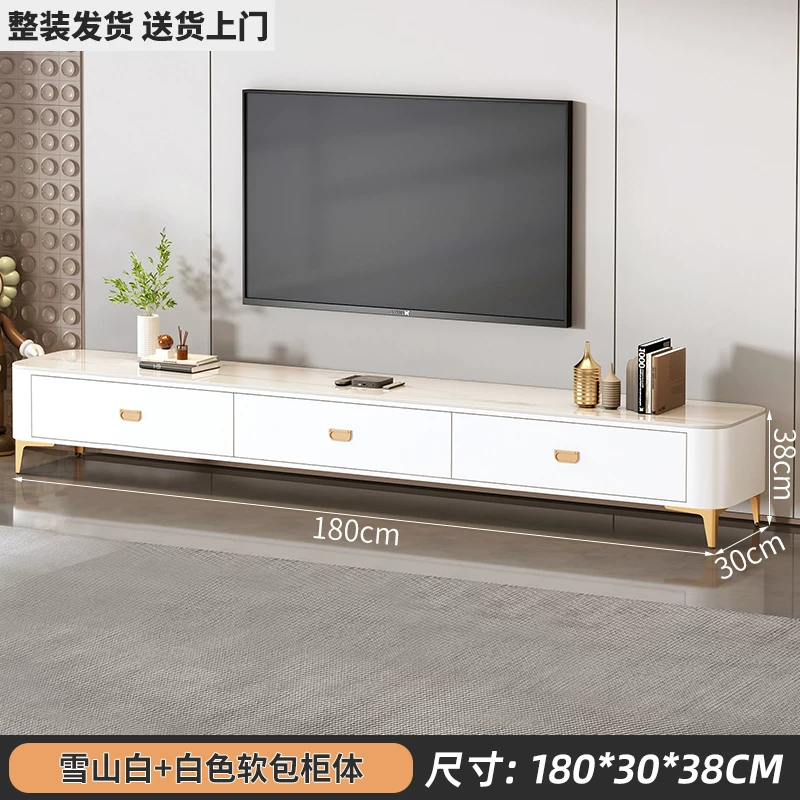 Tea table, living room, household, 2025 new model, light luxury, modern and high-end, tea brewing integrated, small-sized TV cabinet combination