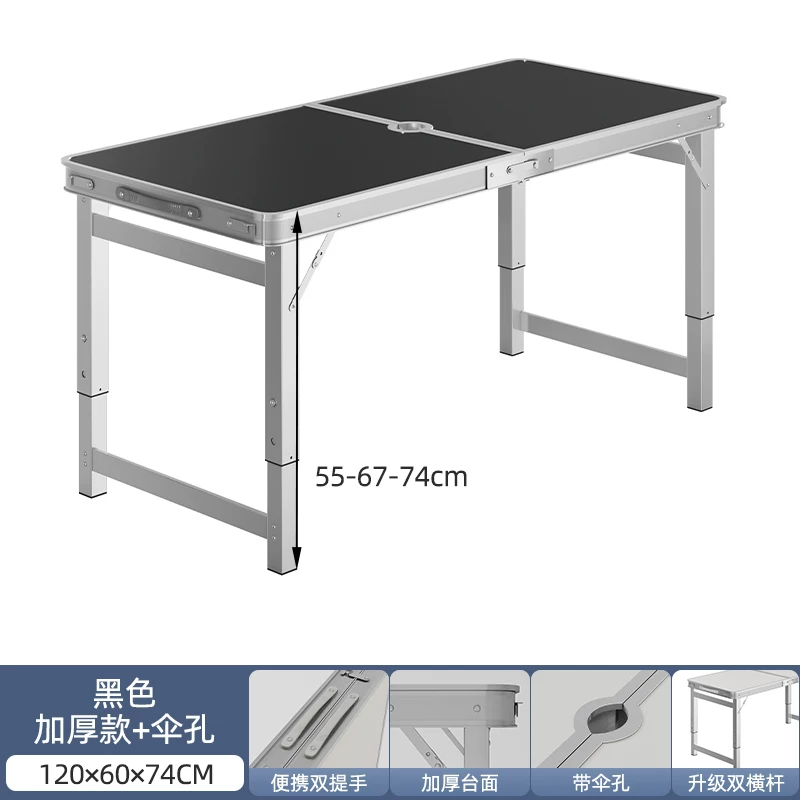 Folding tables, night market stalls, starting work, folding tables and chairs, setting up stalls, folding tables and chairs, outdoor portable push tables